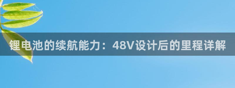 tp钱包登录能查到ip地址吗：锂电池的续航能力：48V设计后的里程详解